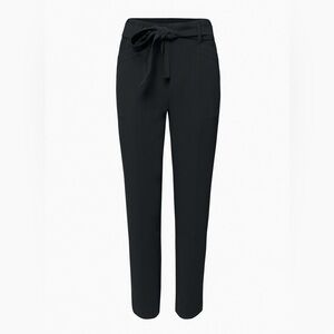 Wilfred Aritzia Bowtie Pants Black High Rise Tie Front Trousers Size 0 Women